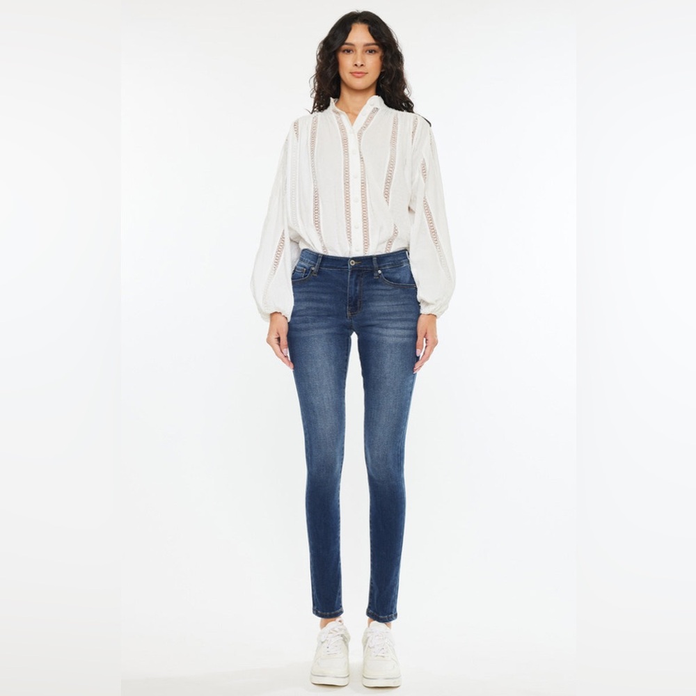 KanCan Dark Blue Women's Skinny Jeans
